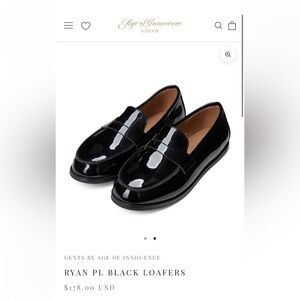 NWT Age of Innocence boys ryan loafer 36